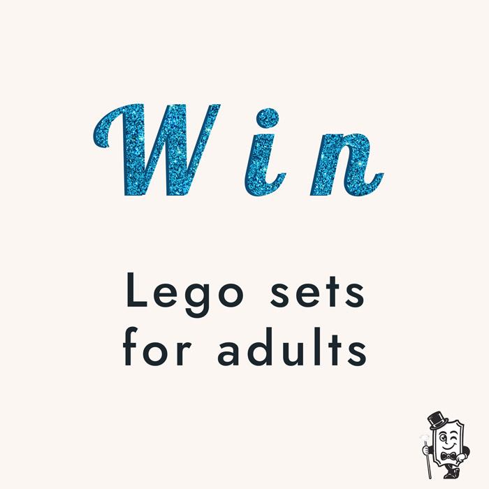 Win Lego sets for adults competitions